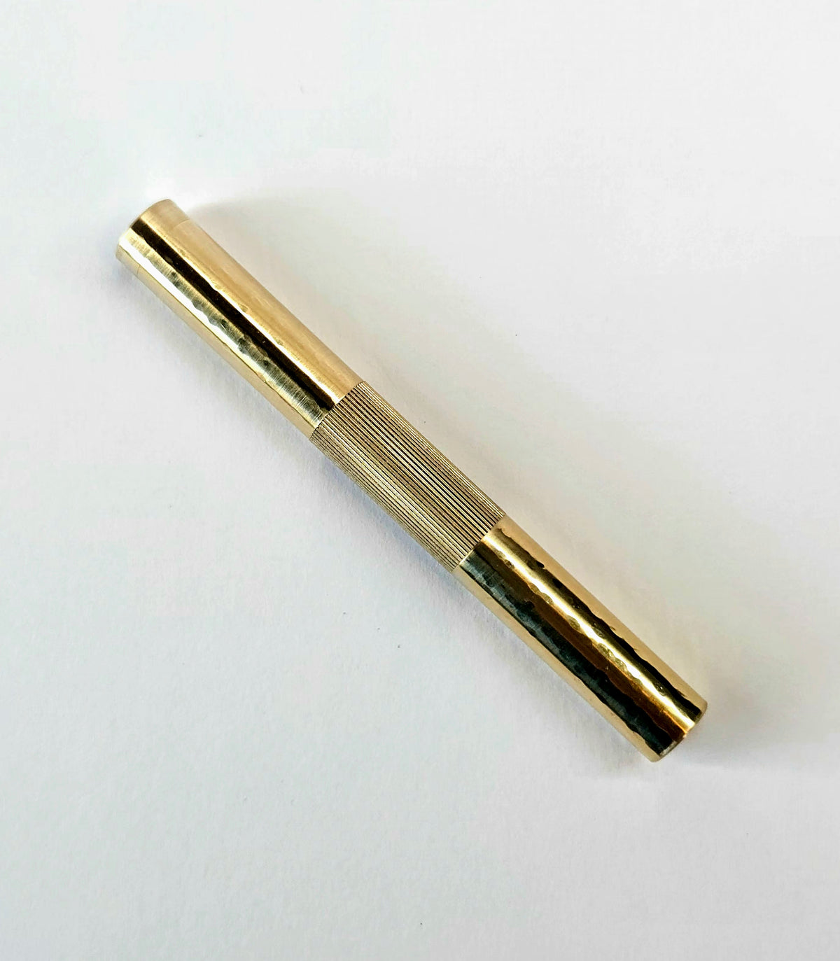 TERN Hammered – Hand-Hammered Brass Pocket Fountain Pen