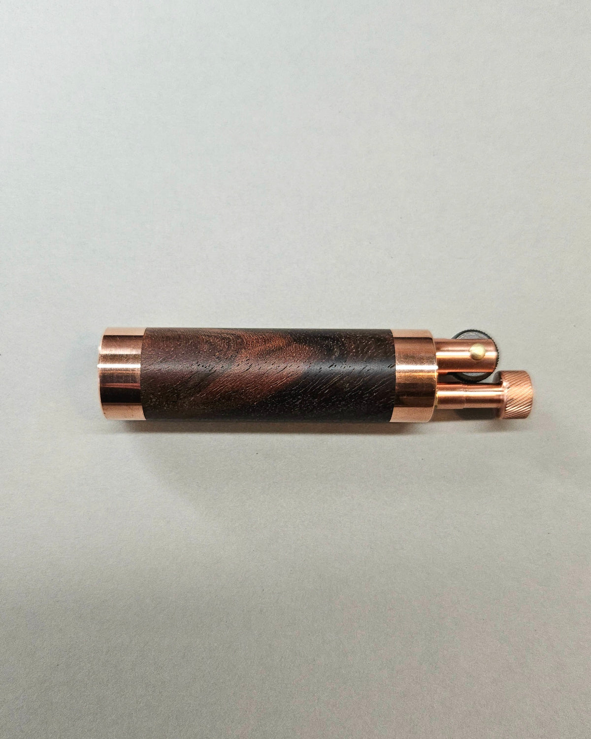 LIGNEUX Copper &amp; Walnut – Handmade Copper Petrol Lighter