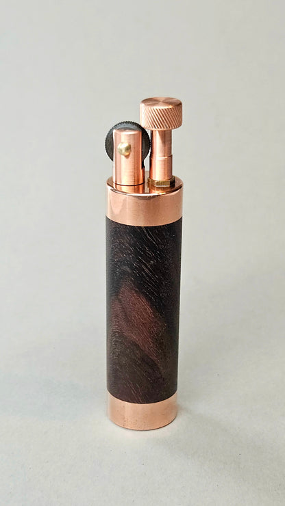 LIGNEUX Copper &amp; Walnut – Handmade Copper Petrol Lighter