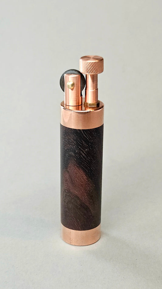 LIGNEUX Copper & Walnut – El Yapımı Bakır Benzinli Çakmak