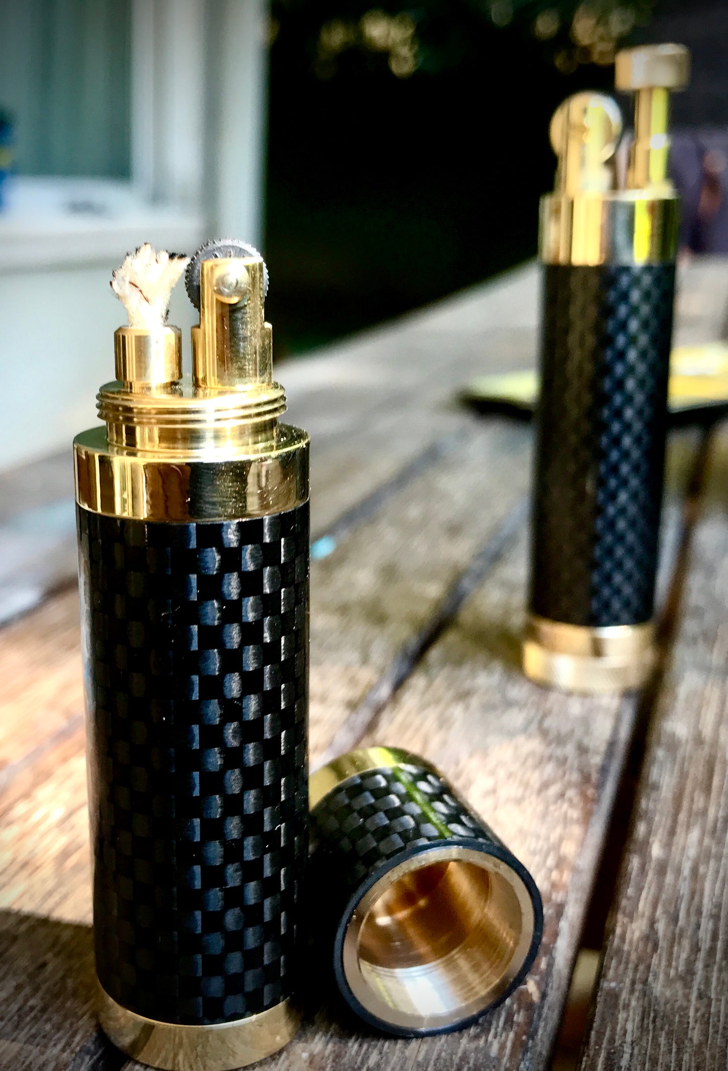 FEROX M – Karbon Fiber ve Pirinç Benzinli Çakmak