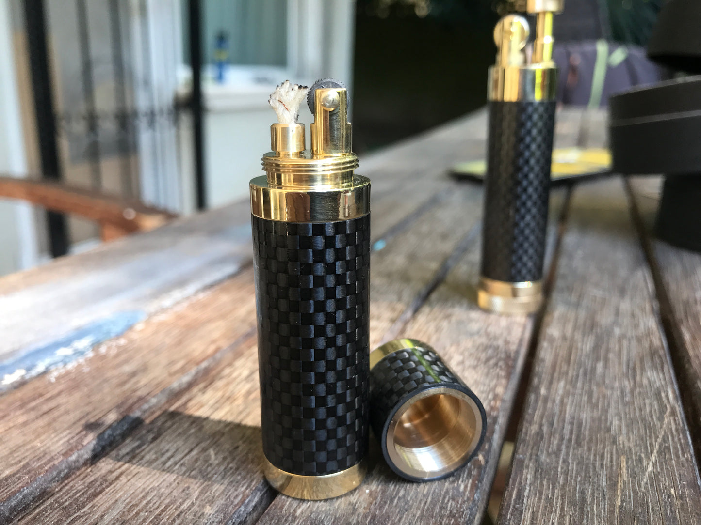 FEROX M – Karbon Fiber ve Pirinç Benzinli Çakmak